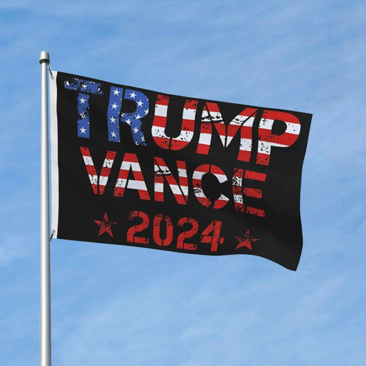 2024 Trump Vance Flag Single Sided Outdoor Flags Presidential Election 3x5ft