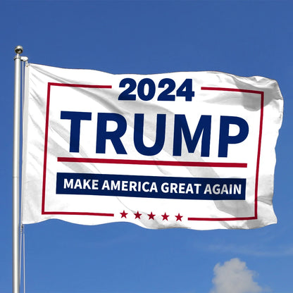 2024 Trump Flag MAGA "Make America Great Again" Single-Sided (3 available sizes)