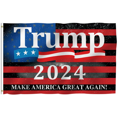 3x5 FT Donald Trump 2024 MAGA Flag America Patriotic USA Presidential Election 2024