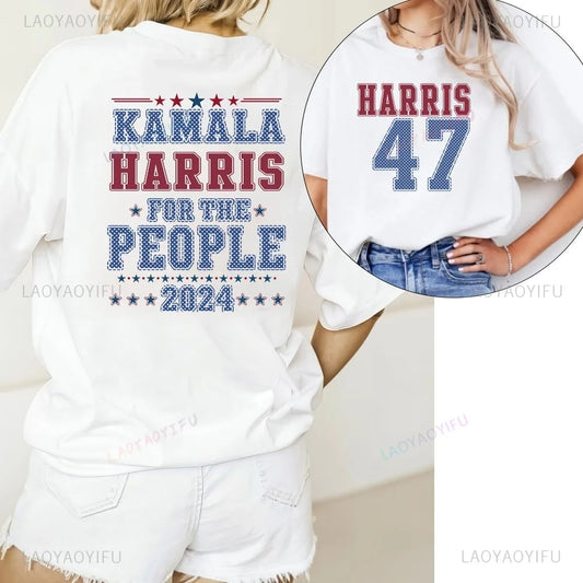 Kamala Harris T-Shirt "For The People" Tee Presidential Election Shirt