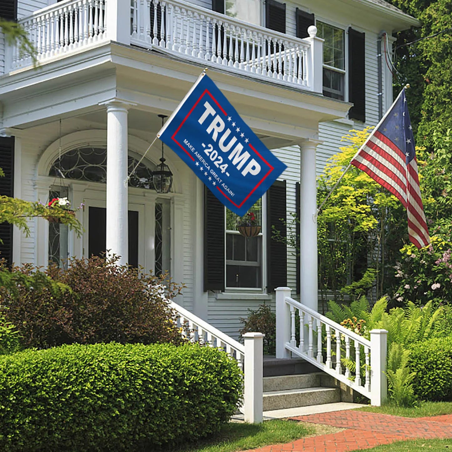 2024 Donald Trump MAGA Flag "Make America Great Again" Red, Blue, Black (Available in 3 Sizes)