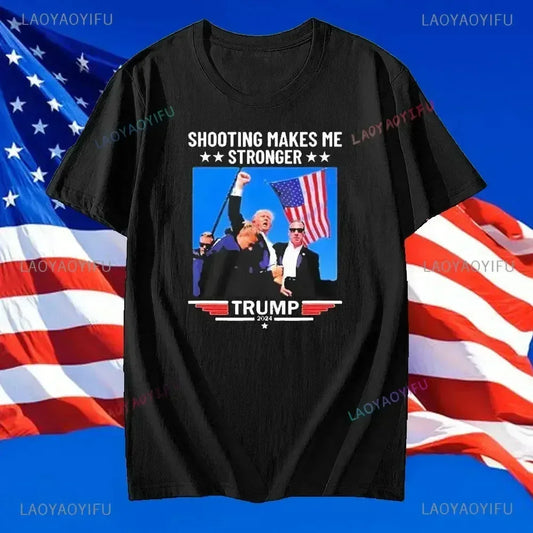 2024 Donald Trump T-Shirt - Iconic Photo - Presidential Election Tee Shirt - (10 Designs & Multiple Sizes)