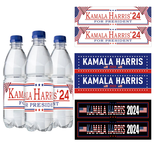 (20 Pcs) Kamala Harris For President Water Bottle Stickers Vote Kamala Harris 2024 Election